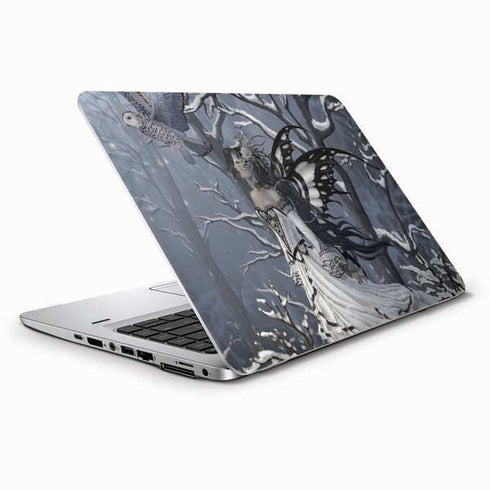 Fairy with Owl in Snow by Nene Thomas HP Elitebook Skin