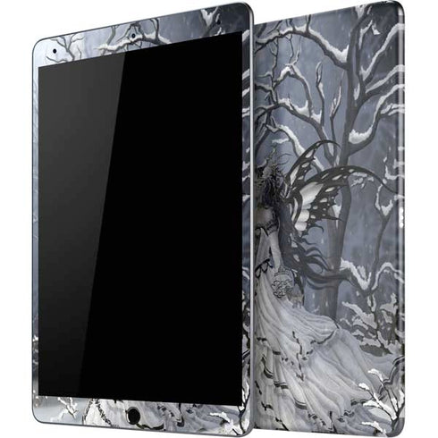 Fairy with Owl in Snow by Nene Thomas iPad Skins