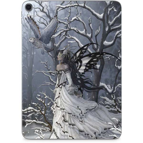 Fairy with Owl in Snow by Nene Thomas Apple iPad Pro Skin