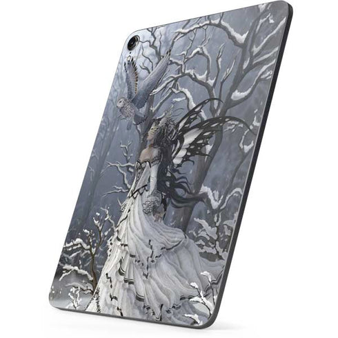 Fairy with Owl in Snow by Nene Thomas Apple iPad Pro Skin
