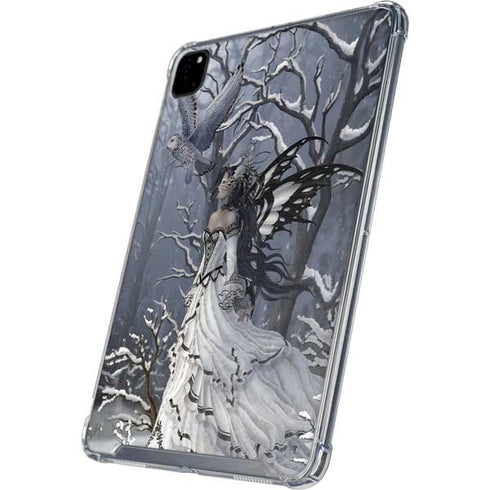 Fairy with Owl in Snow by Nene Thomas iPad Cases