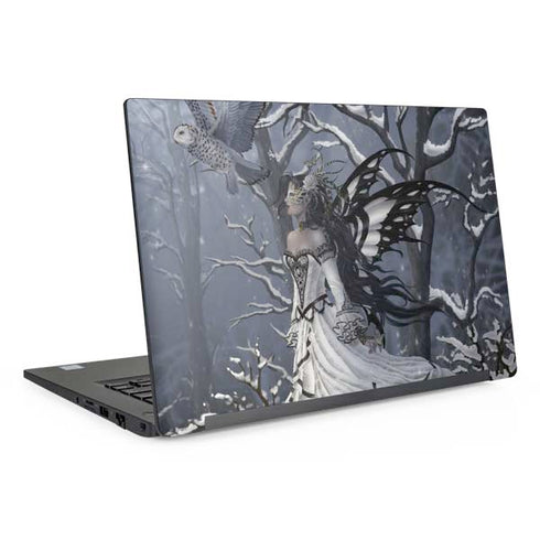Fairy with Owl in Snow by Nene Thomas Dell Latitude Skin