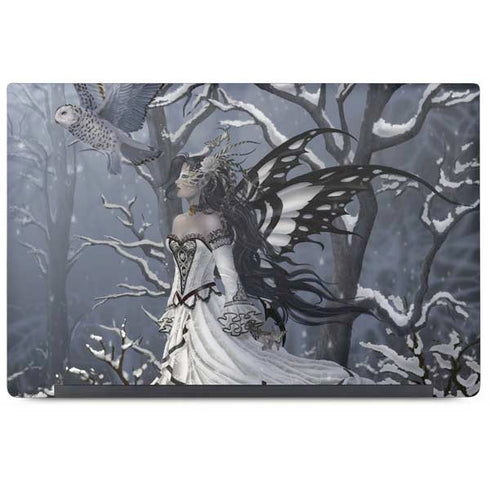 Fairy with Owl in Snow by Nene Thomas Dell Latitude Skin