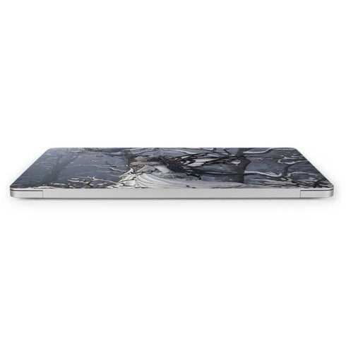 Fairy with Owl in Snow by Nene Thomas Apple MacBook Pro 16-inch Skin