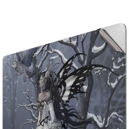 Fairy with Owl in Snow by Nene Thomas Apple MacBook Pro 16-inch Skin
