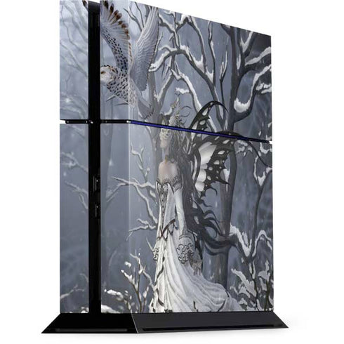 Fairy with Owl in Snow by Nene Thomas PlayStation PS4 Skins