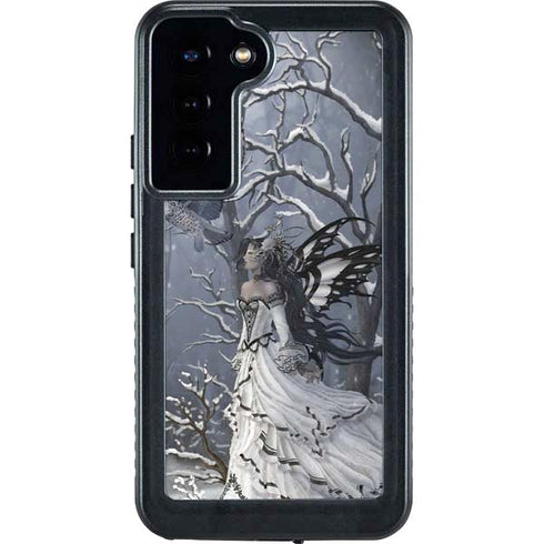 Fairy with Owl in Snow by Nene Thomas Galaxy S24 Plus Waterproof Case