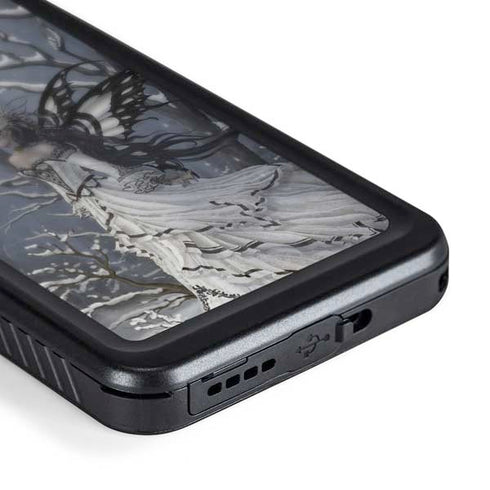 Fairy with Owl in Snow by Nene Thomas Galaxy S24 Plus Waterproof Case