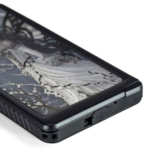 Fairy with Owl in Snow by Nene Thomas Galaxy S24 Ultra Waterproof Case