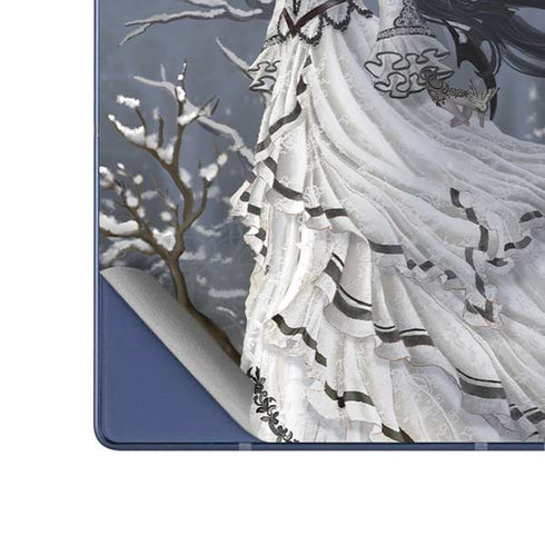 Fairy with Owl in Snow by Nene Thomas Galaxy Z Fold6 Skin