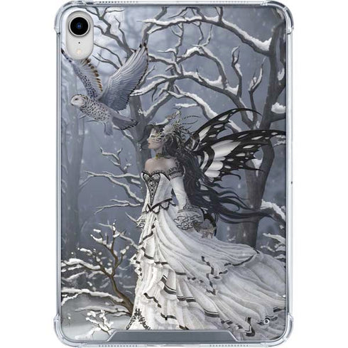 Fairy with Owl in Snow by Nene Thomas iPad 11th Gen (2025) Clear Case