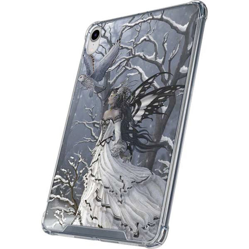 Fairy with Owl in Snow by Nene Thomas iPad 11th Gen (2025) Clear Case