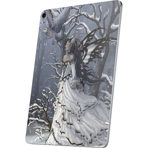 Fairy with Owl in Snow by Nene Thomas Apple iPad Air Skin