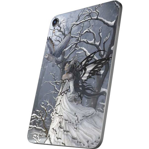 Fairy with Owl in Snow by Nene Thomas Apple iPad Mini Skin