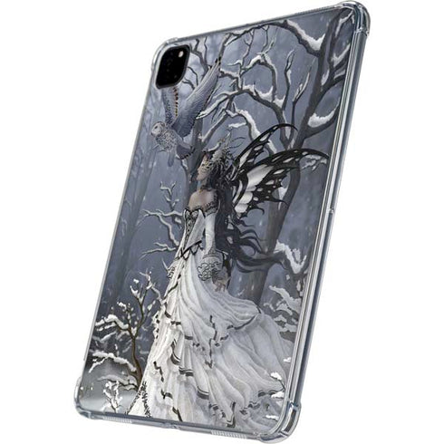 Fairy with Owl in Snow by Nene Thomas iPad Pro 11in (2024) Clear Case