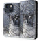 Fairy with Owl in Snow by Nene Thomas iPhone 14 Plus Folio Case