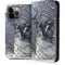 Fairy with Owl in Snow by Nene Thomas iPhone 14 Pro Max Folio Case