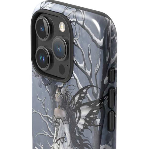 Fairy with Owl in Snow by Nene Thomas iPhone 16 Pro Impact Case