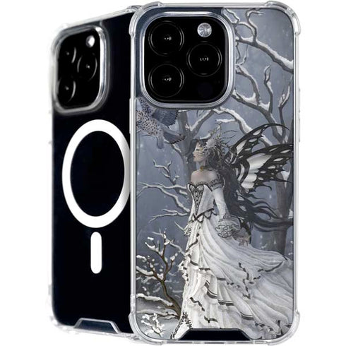 Fairy with Owl in Snow by Nene Thomas iPhone 16 Pro MagSafe Case