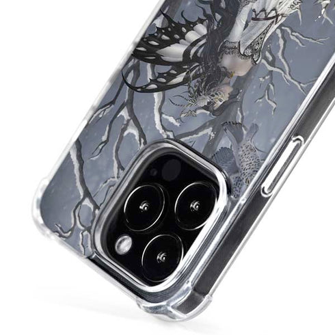 Fairy with Owl in Snow by Nene Thomas iPhone 16 Pro MagSafe Case