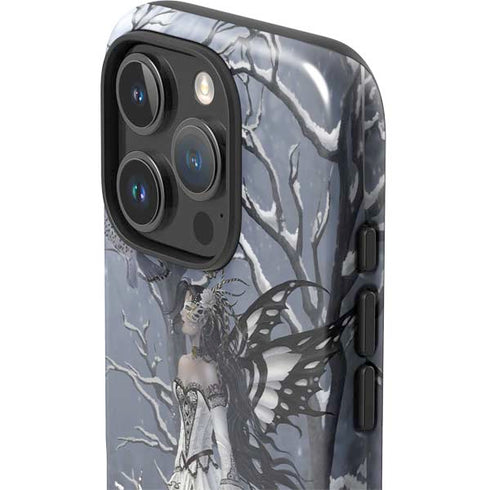 Fairy with Owl in Snow by Nene Thomas iPhone 16 Pro Max Impact Case