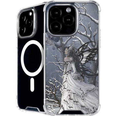 Fairy with Owl in Snow by Nene Thomas iPhone 16 Pro Max MagSafe Case