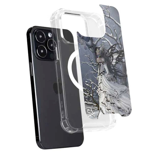 Fairy with Owl in Snow by Nene Thomas iPhone 16 Pro Max MagSafe Case