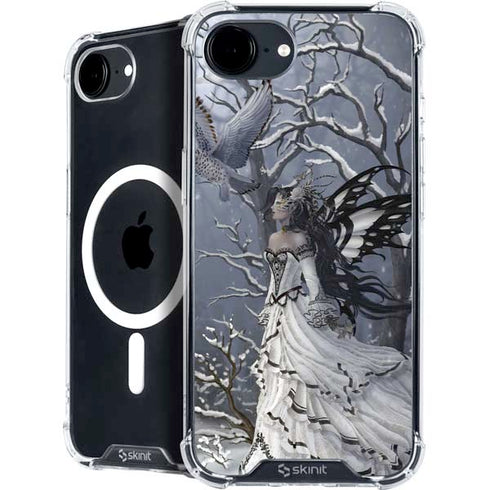 Fairy with Owl in Snow by Nene Thomas iPhone 16e MagSafe Case