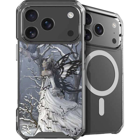 Fairy with Owl in Snow by Nene Thomas iPhone 18 Pro MagSafe Case