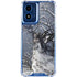 Fairy with Owl in Snow by Nene Thomas Moto G 5G (2024) Clear Case