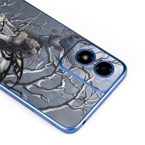 Fairy with Owl in Snow by Nene Thomas Moto G Play 4G (2024) Skin