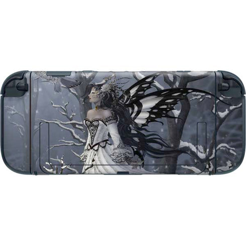 Fairy with Owl in Snow by Nene Thomas Nintendo Switch 2 (2025) with Joy-Con Skin