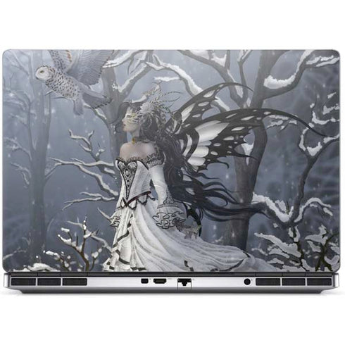 Fairy with Owl in Snow by Nene Thomas Dell Precision Skin