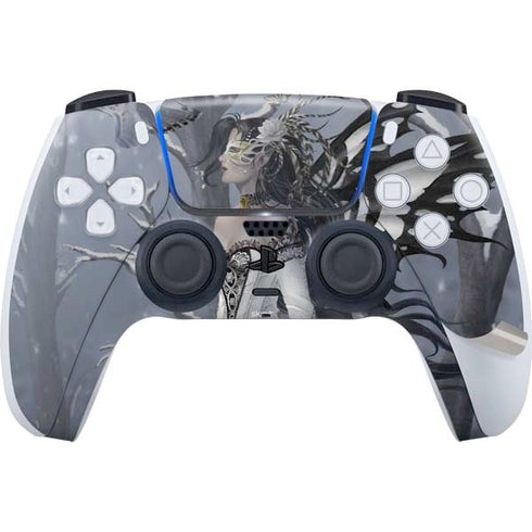 Fairy with Owl in Snow by Nene Thomas PS5 Pro Disk Bundle Skin