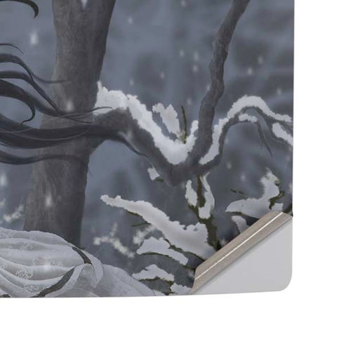 Fairy with Owl in Snow by Nene Thomas PS5 Pro Disk Console Skin