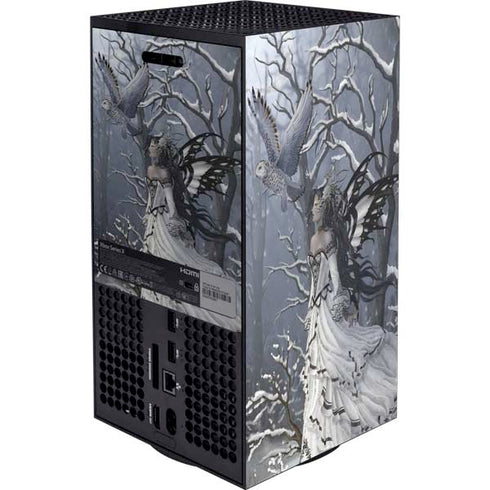 Fairy with Owl in Snow by Nene Thomas Xbox Series X Bundle Skin