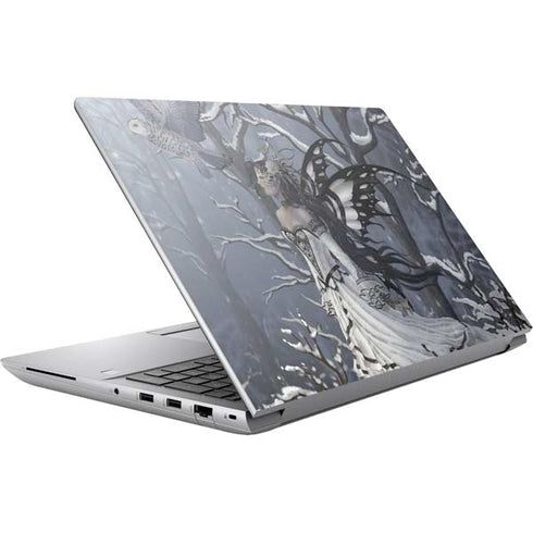 Fairy with Owl in Snow by Nene Thomas HP ZBook Fury 16 G10 Skin