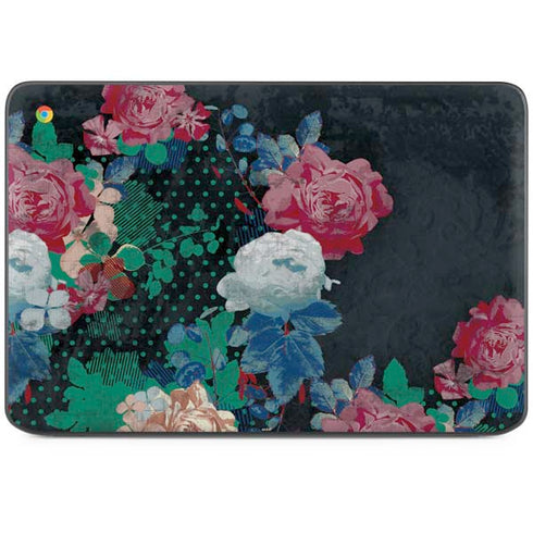 Fall Flowers HP Chromebook Skin