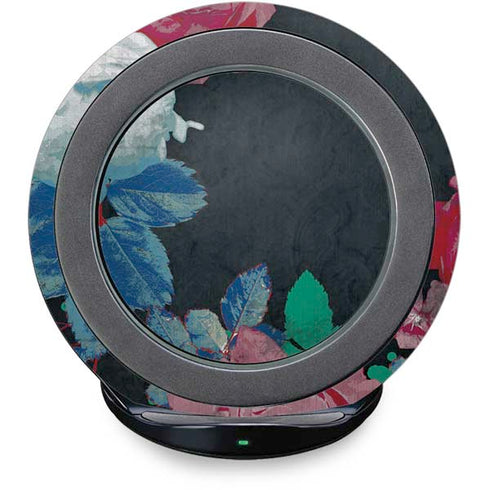 Fall Flowers Fast Charge Wireless Charging Stand Skin