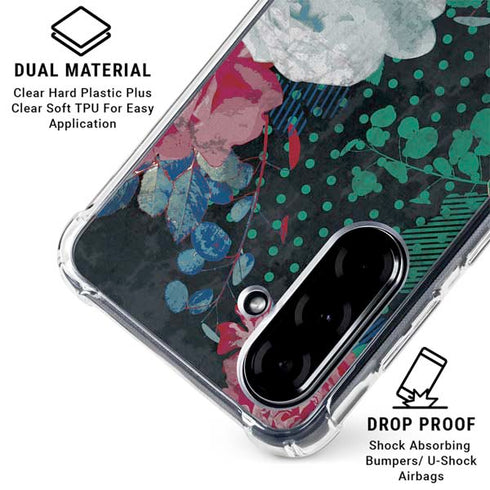 Fall Flowers Galaxy A36 5G Clear Case