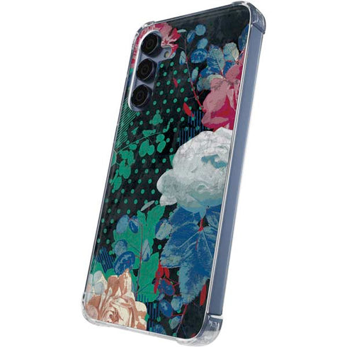 Fall Flowers Galaxy A55 5G Clear Case