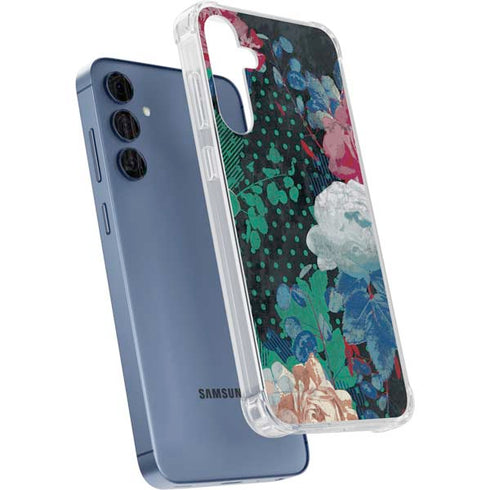Fall Flowers Galaxy A55 5G Clear Case