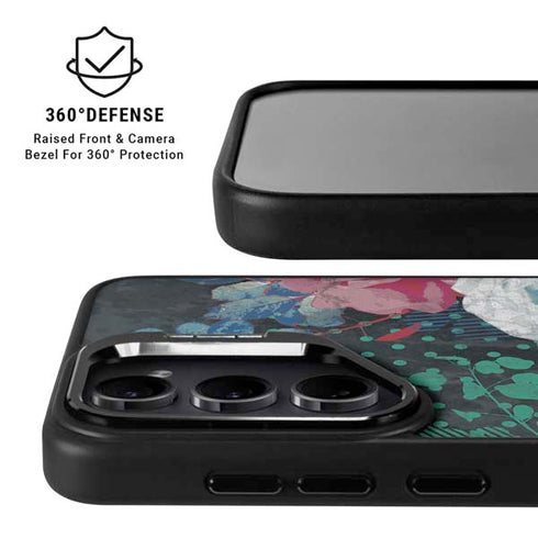 Fall Flowers Galaxy S25 Kickstand Case