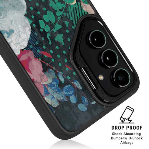 Fall Flowers Galaxy S25 Kickstand Case