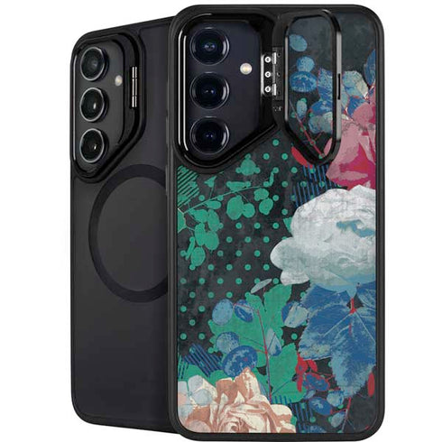 Fall Flowers Galaxy S24 Plus Kickstand Case