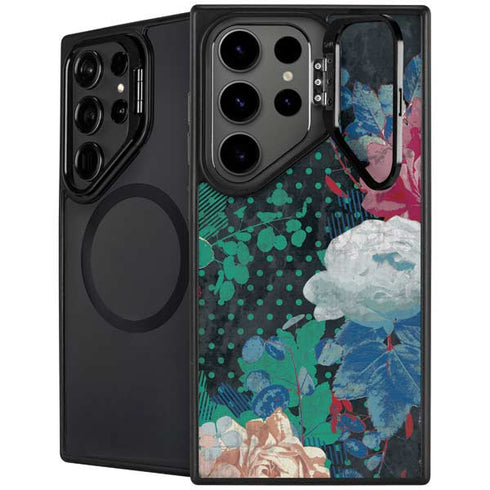 Fall Flowers Galaxy S25 Ultra Kickstand Case