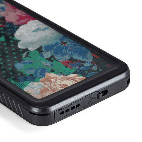 Fall Flowers Galaxy S24 Waterproof Case