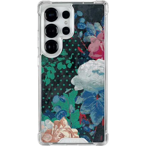 Fall Flowers Galaxy S25 Ultra Clear Case
