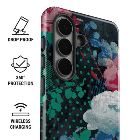 Fall Flowers Galaxy S26 Plus Impact Case