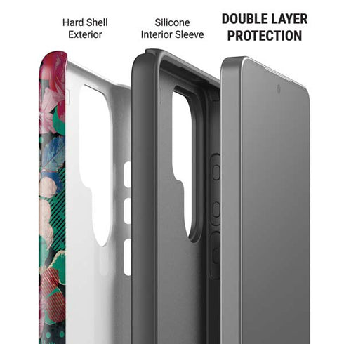 Fall Flowers Galaxy S26 Ultra Impact Case
